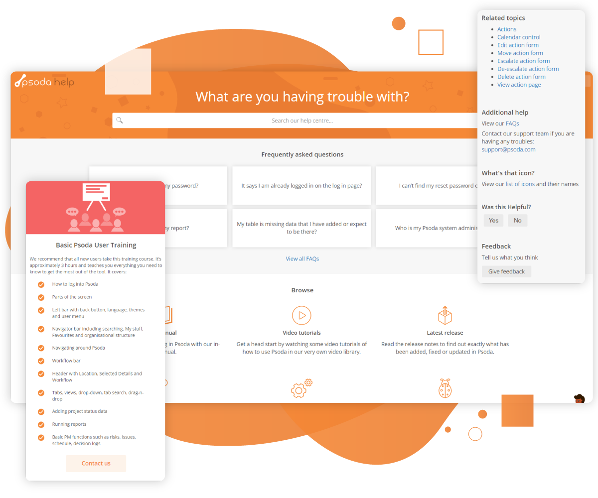 Psoda's Help Centre Hero Image