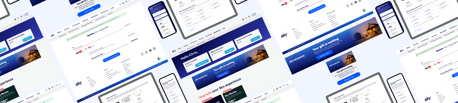 Sky My Account Web & App Hero Image